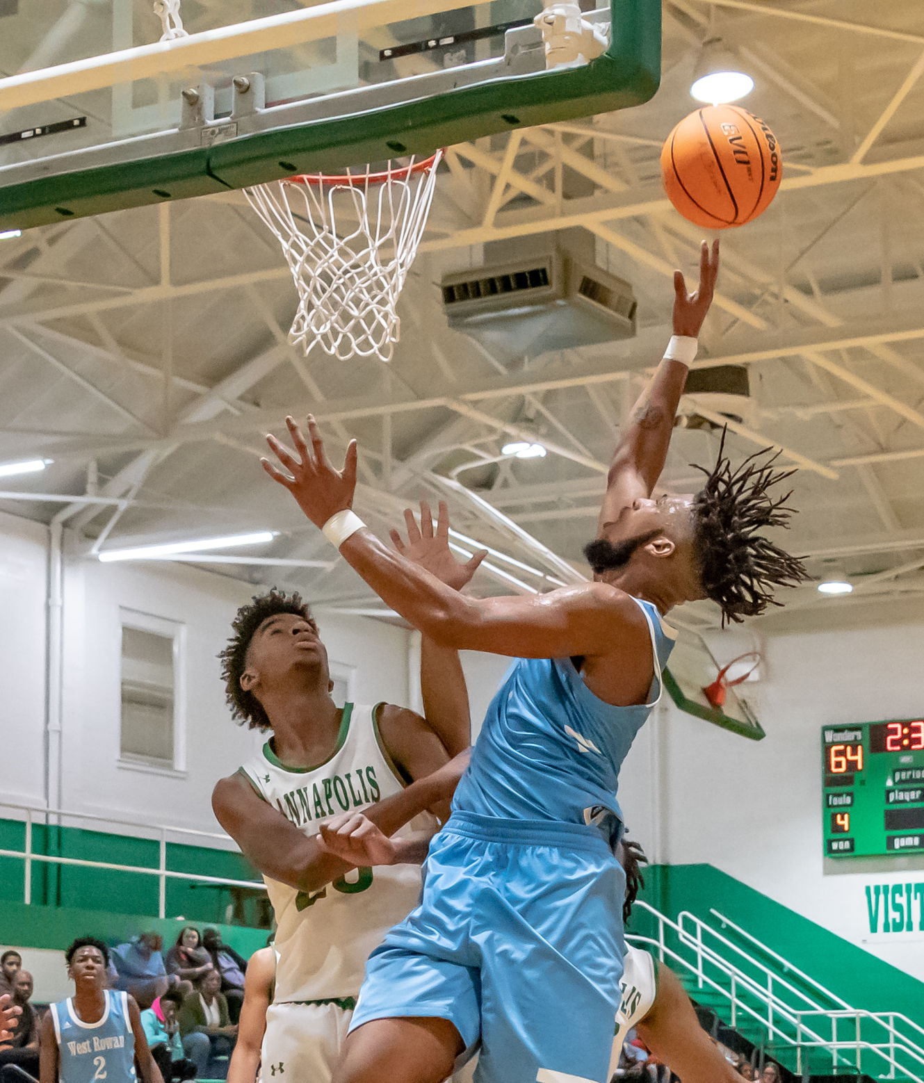 their home basketball game against West Rowan